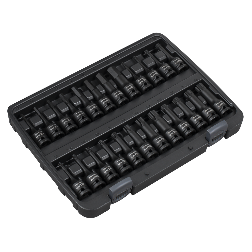 Premier Hex/TRX-Star*/Spline Impact Socket Bit Set 1/2"Sq Dr