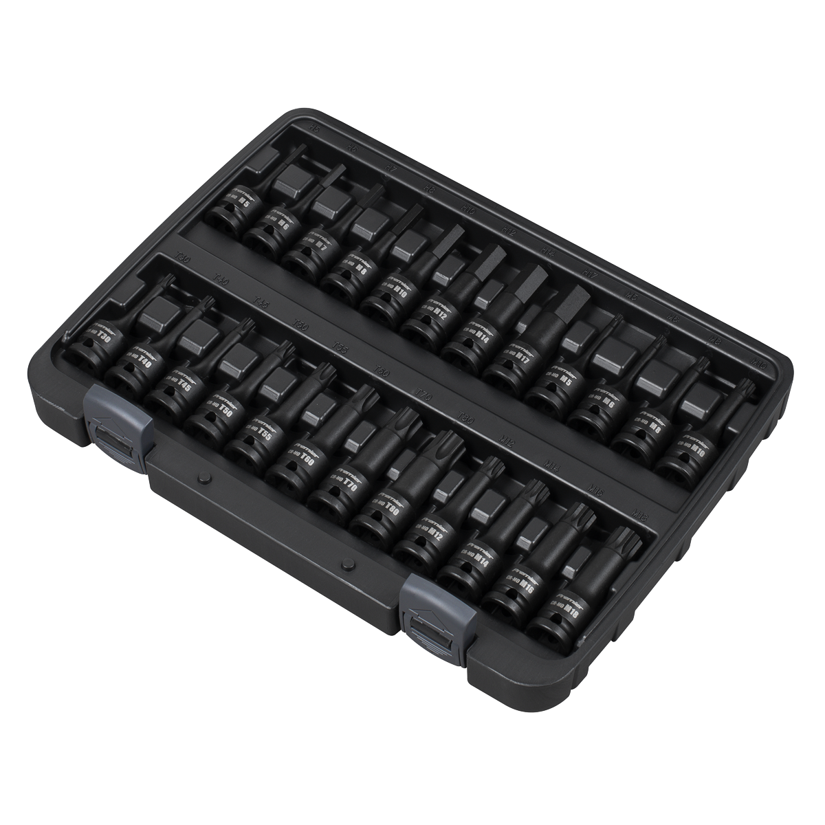 Premier Hex/TRX-Star*/Spline Impact Socket Bit Set 1/2"Sq Dr