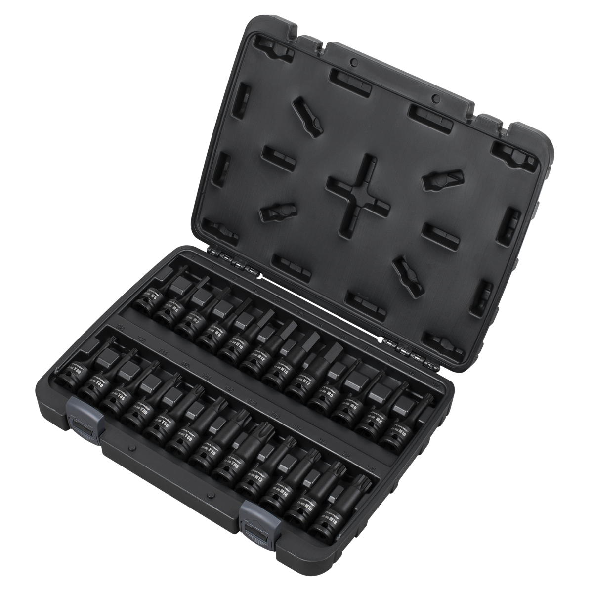 Premier Hex/TRX-Star*/Spline Impact Socket Bit Set 1/2"Sq Dr