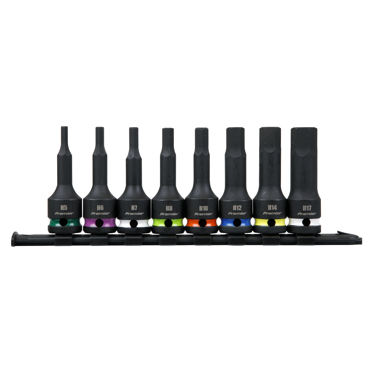 Premier TRX-Star* Impact Socket Bit Set 1/2"Sq Drive 8pc