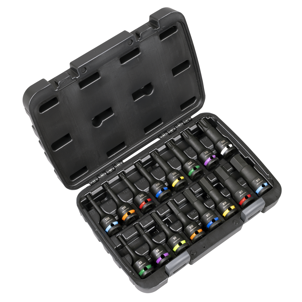 Premier Hex & TRX-Star* Impact Socket Bit Set 1/2"Sq Drive 1