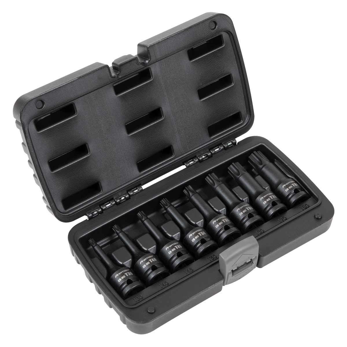 Premier TRX-Star* Impact Socket Bit Set 1/2"Sq Drive 8pc