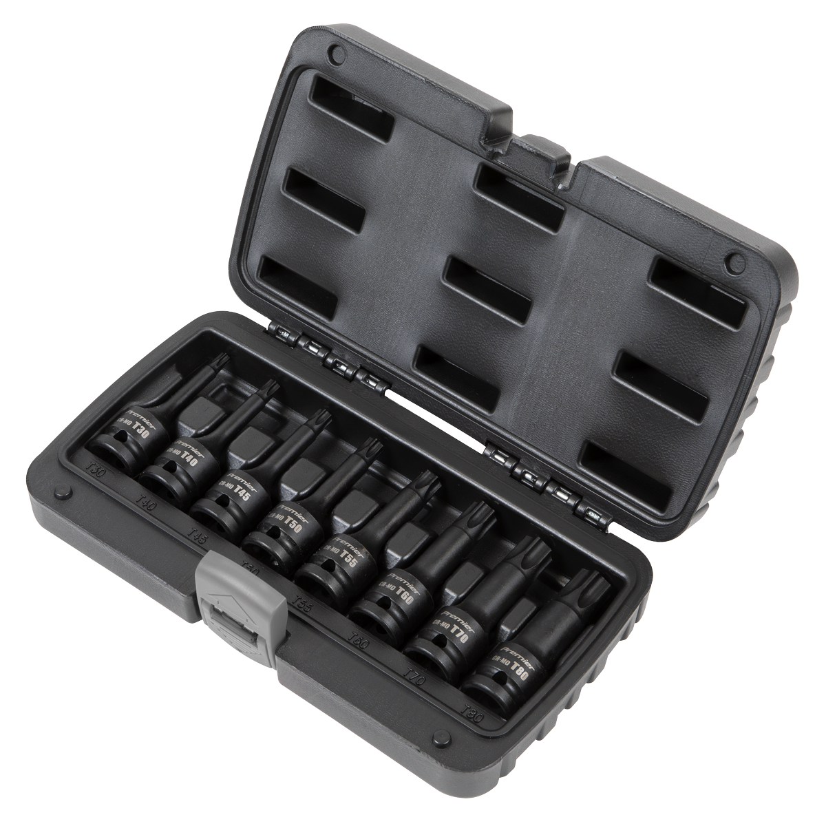 Premier TRX-Star* Impact Socket Bit Set 1/2"Sq Drive 8pc