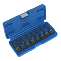 Premier Spline Impact Socket Bit Set 1/2"Sq Drive 8pc
