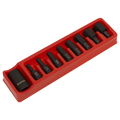 Premier Hex Impact Bit & Holder Set 1/2"Sq Drive 9pc