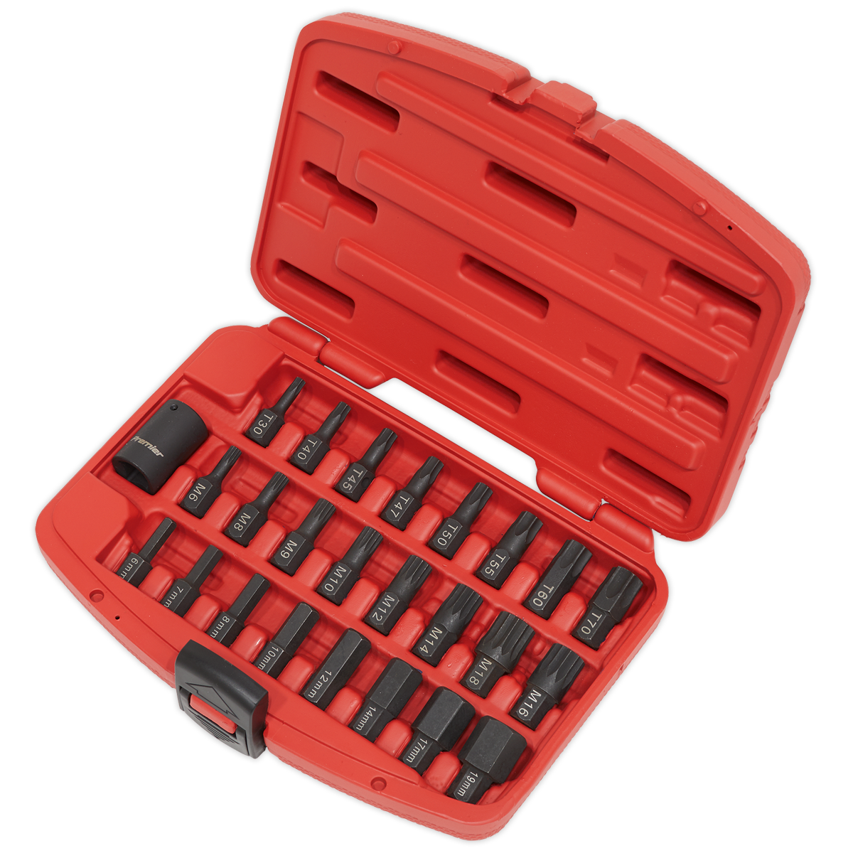 Premier TRX-Star*/Hex/Spline Impact Bit Set 1/2"Sq Drive 25p