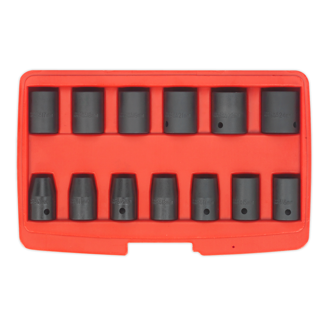 Premier Impact Socket Set 1/2"Sq Drive 13pc