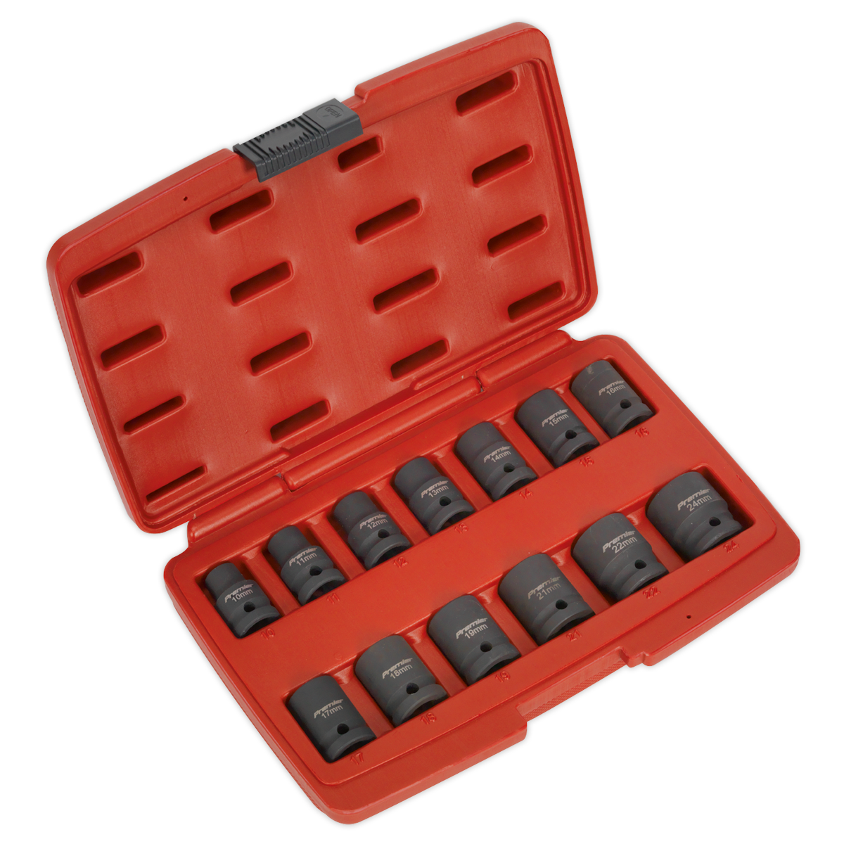 Premier Total Drive® Impact Socket Set 1/2"Sq Drive 13pc