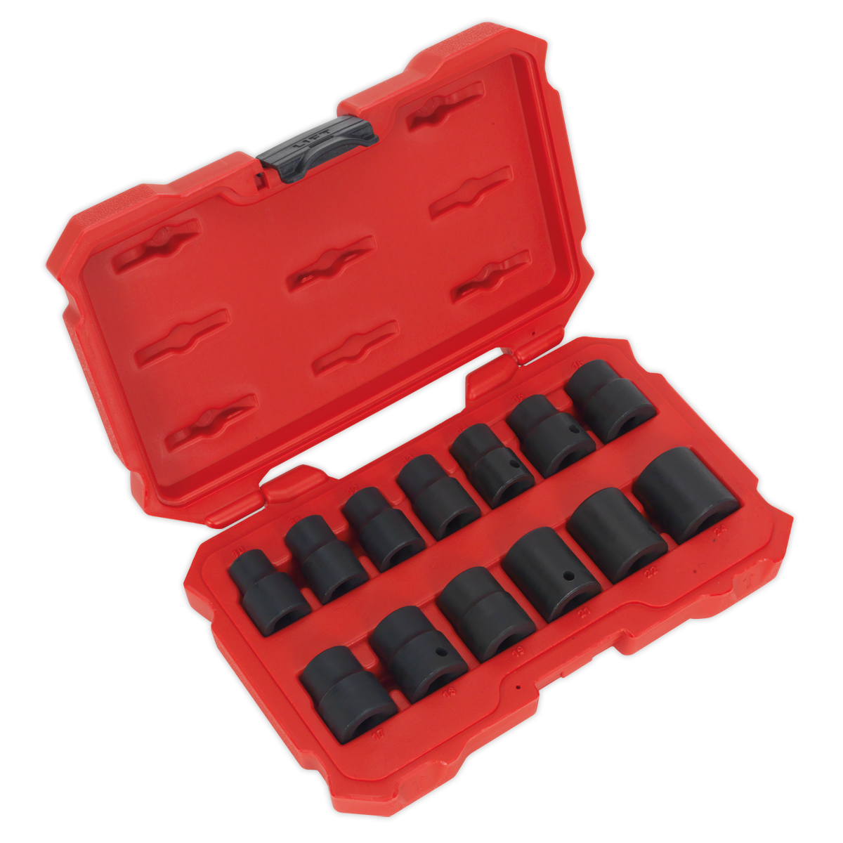Premier Lock-On™ Impact Socket Set 1/2"Sq Drive 13pc