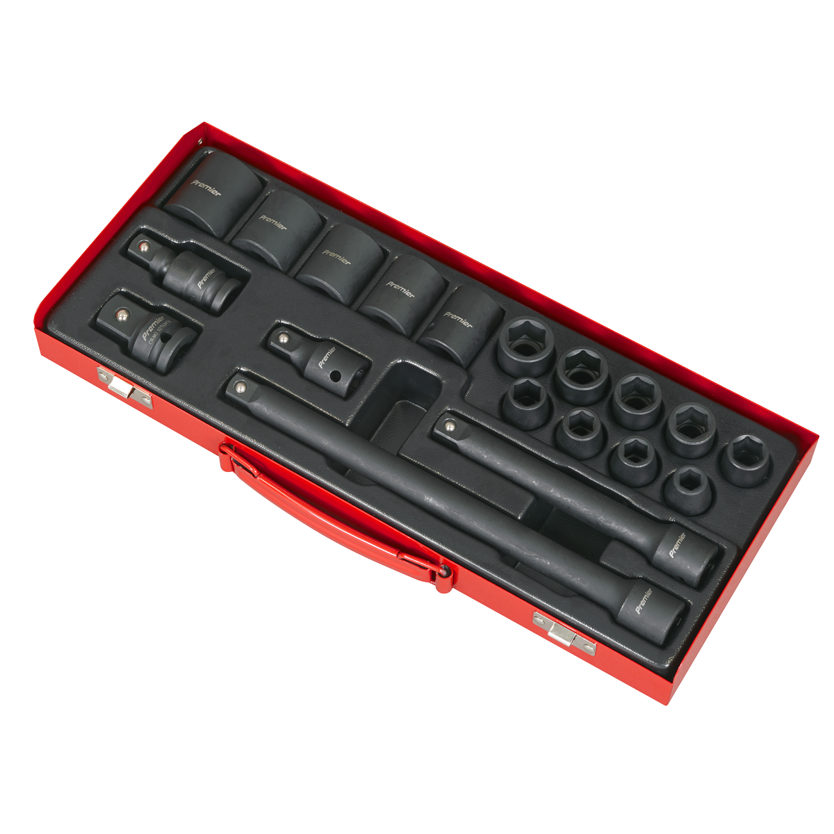 Premier Impact Socket Set 1/2"Sq Drive 19pc