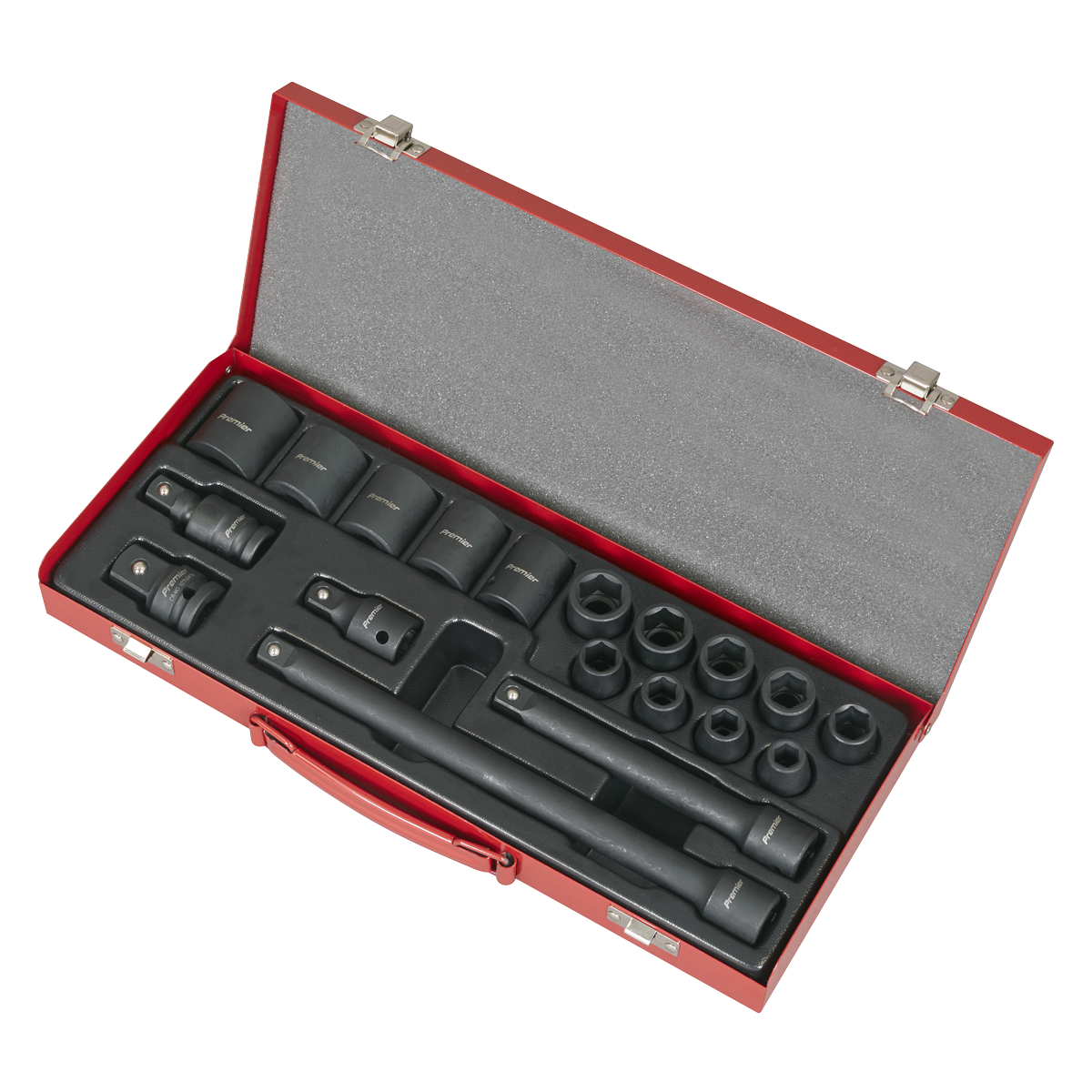 Premier Impact Socket Set 1/2"Sq Drive 19pc