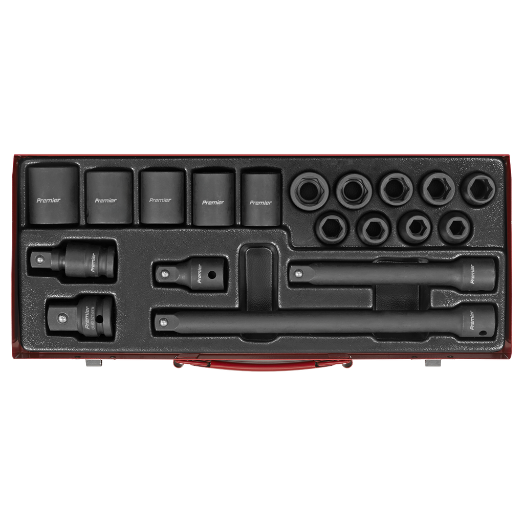 Premier Impact Socket Set 1/2"Sq Drive 19pc
