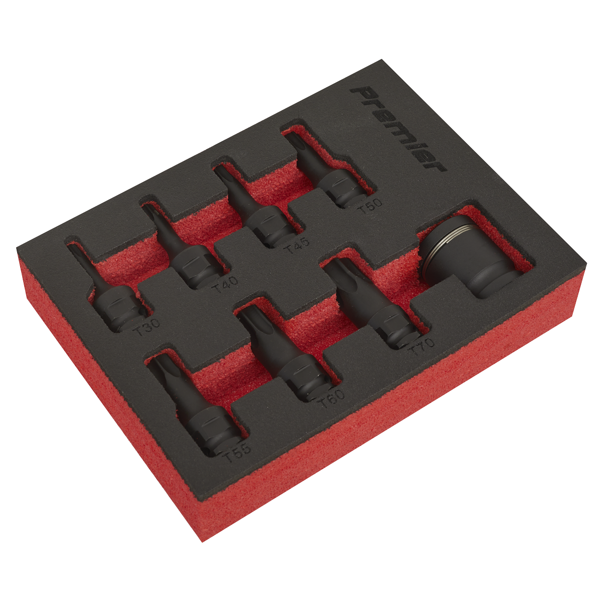 Premier TRX-Star* Impact Socket Bit Set 3/8"Sq Drive 8pc
