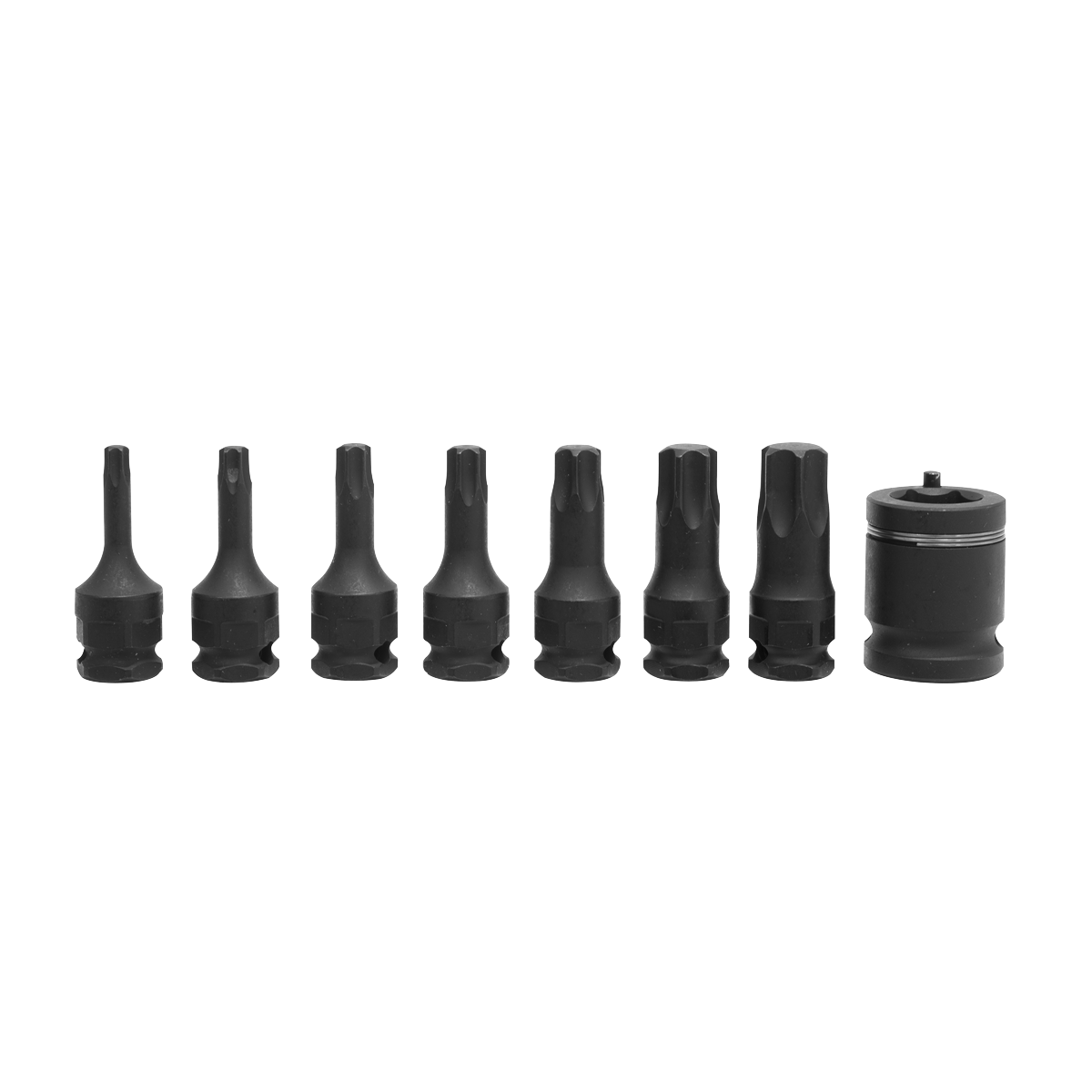 Premier TRX-Star* Impact Socket Bit Set 3/8"Sq Drive 8pc