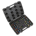 Lock-On™ Standard & Deep Impact Socket Set 34pc 1/2"Sq Drive