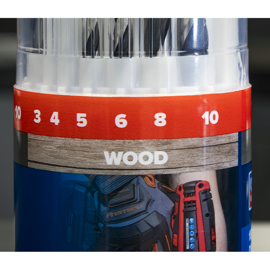 Combination Drill Bit Sets - Display box of 6