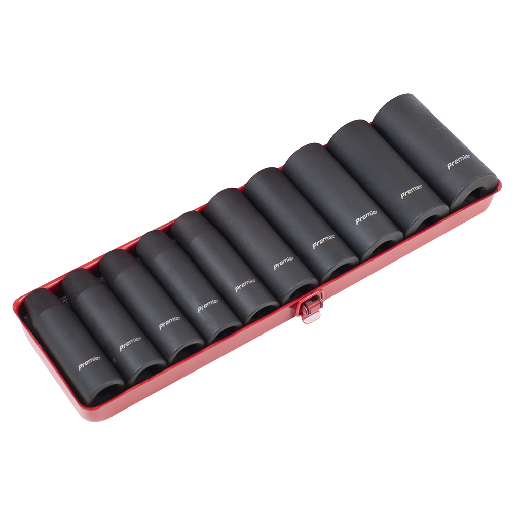 Premier Deep Impact Socket Set 1/2"Sq Drive 10pc