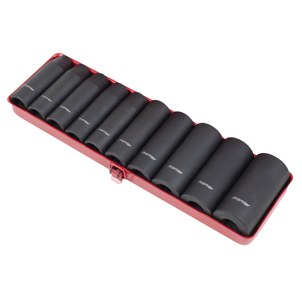 Premier Deep Impact Socket Set 1/2"Sq Drive 10pc