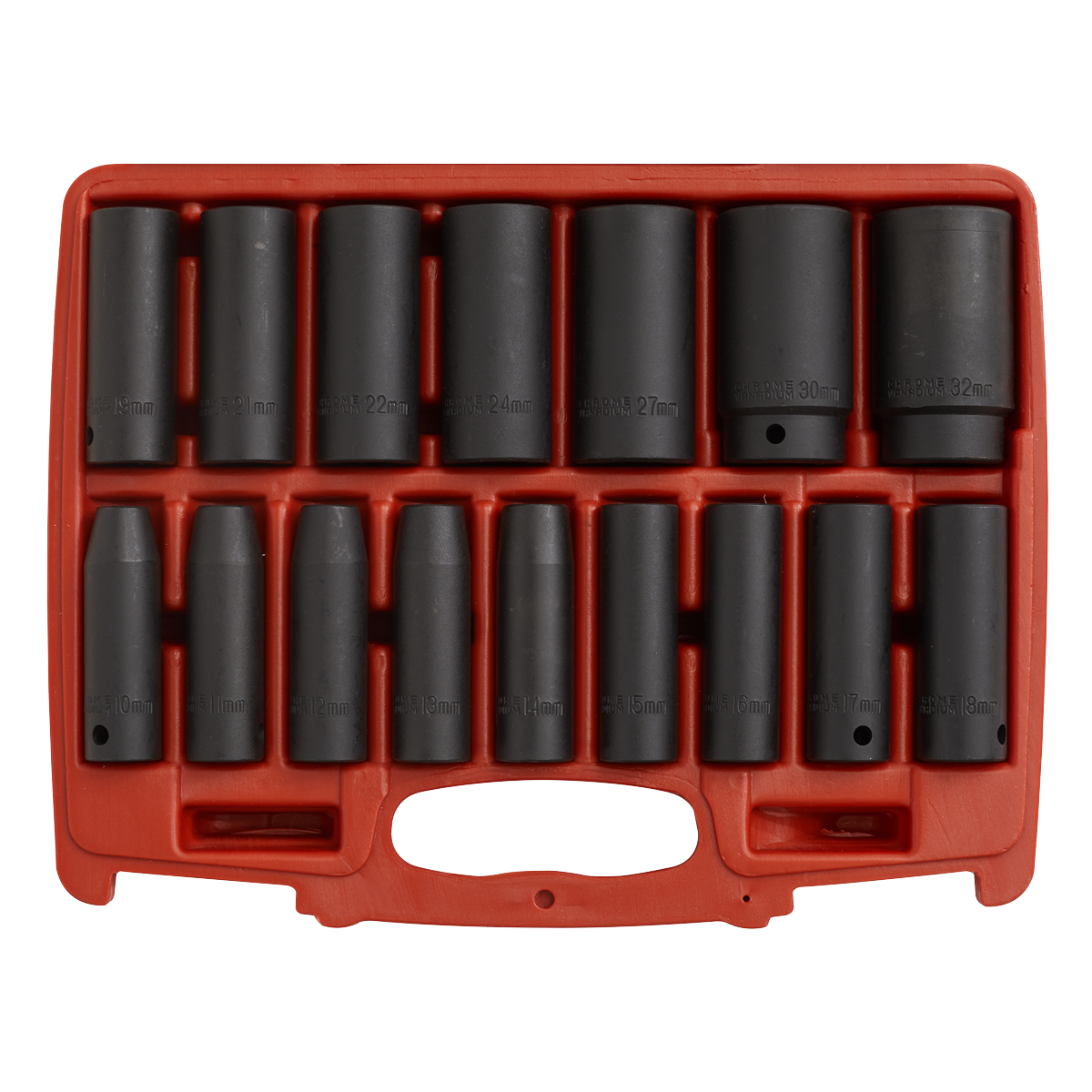 Premier Deep Impact Socket Set 1/2"Sq Drive 16pc