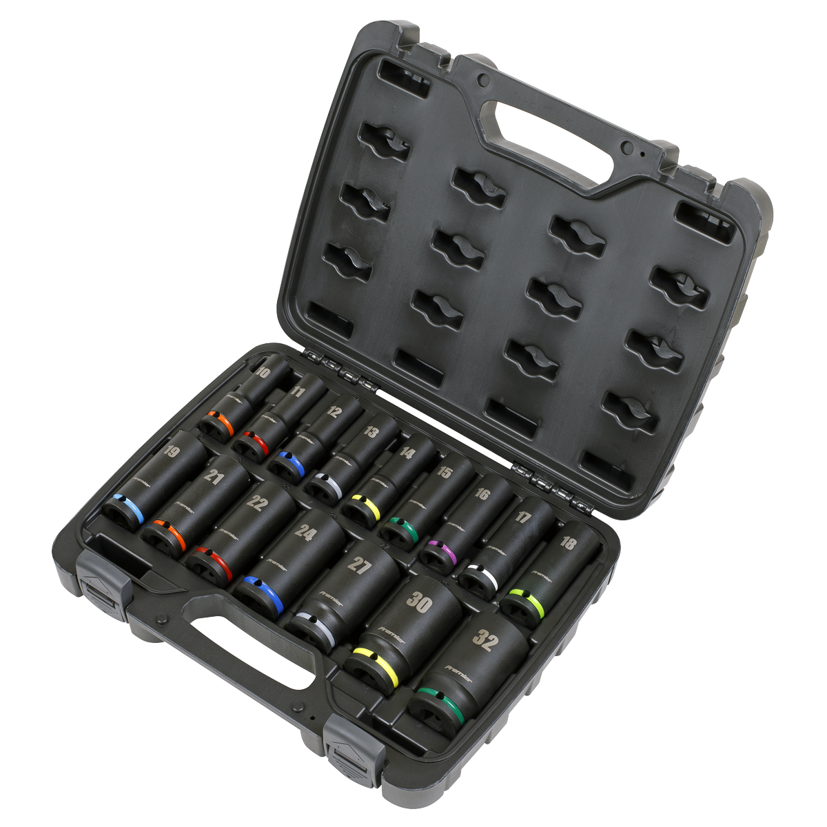 Premier Deep Impact Socket Set 1/2"Sq Drive 16pc