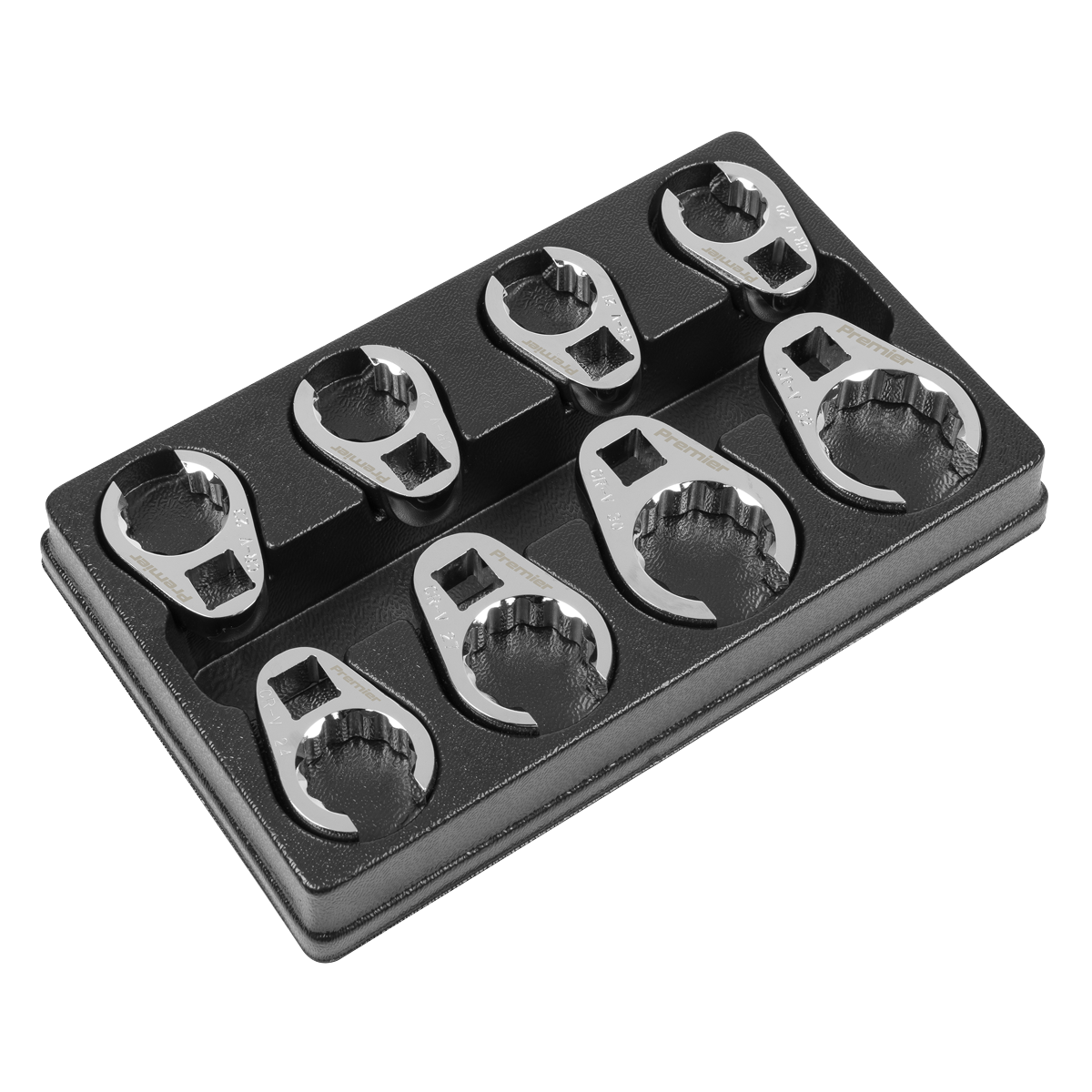 Crow's Foot Spanner Set 1/2"Sq Drive 8pc