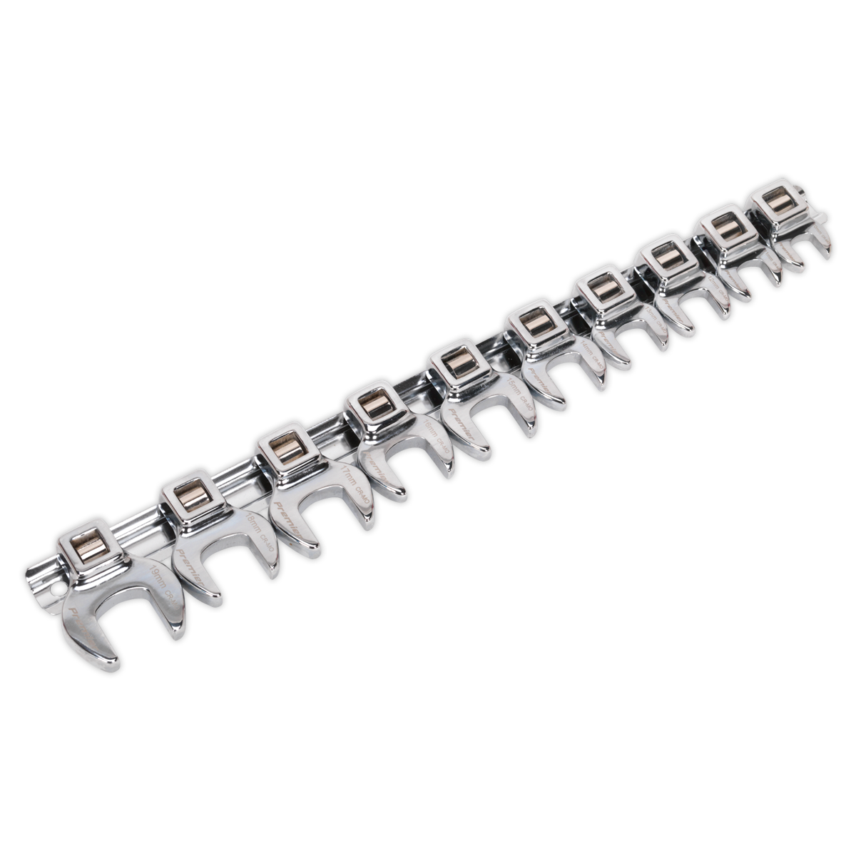 Premier Crow's Foot Open-End Spanner Set 3/8"Sq Drive 10pc