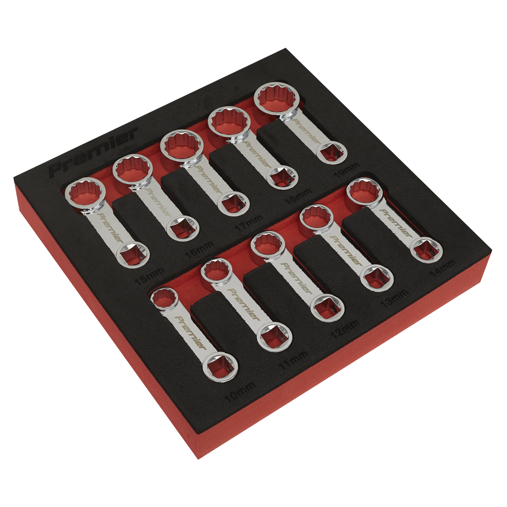 Premier Torque Adaptor Spanner Set 3/8"Sq Drive 10pc