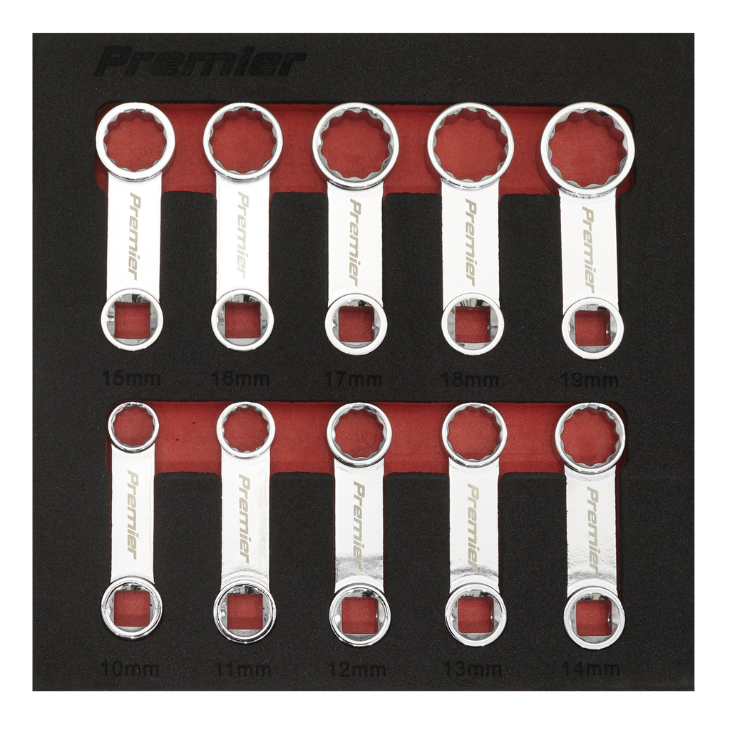 Premier Torque Adaptor Spanner Set 3/8"Sq Drive 10pc