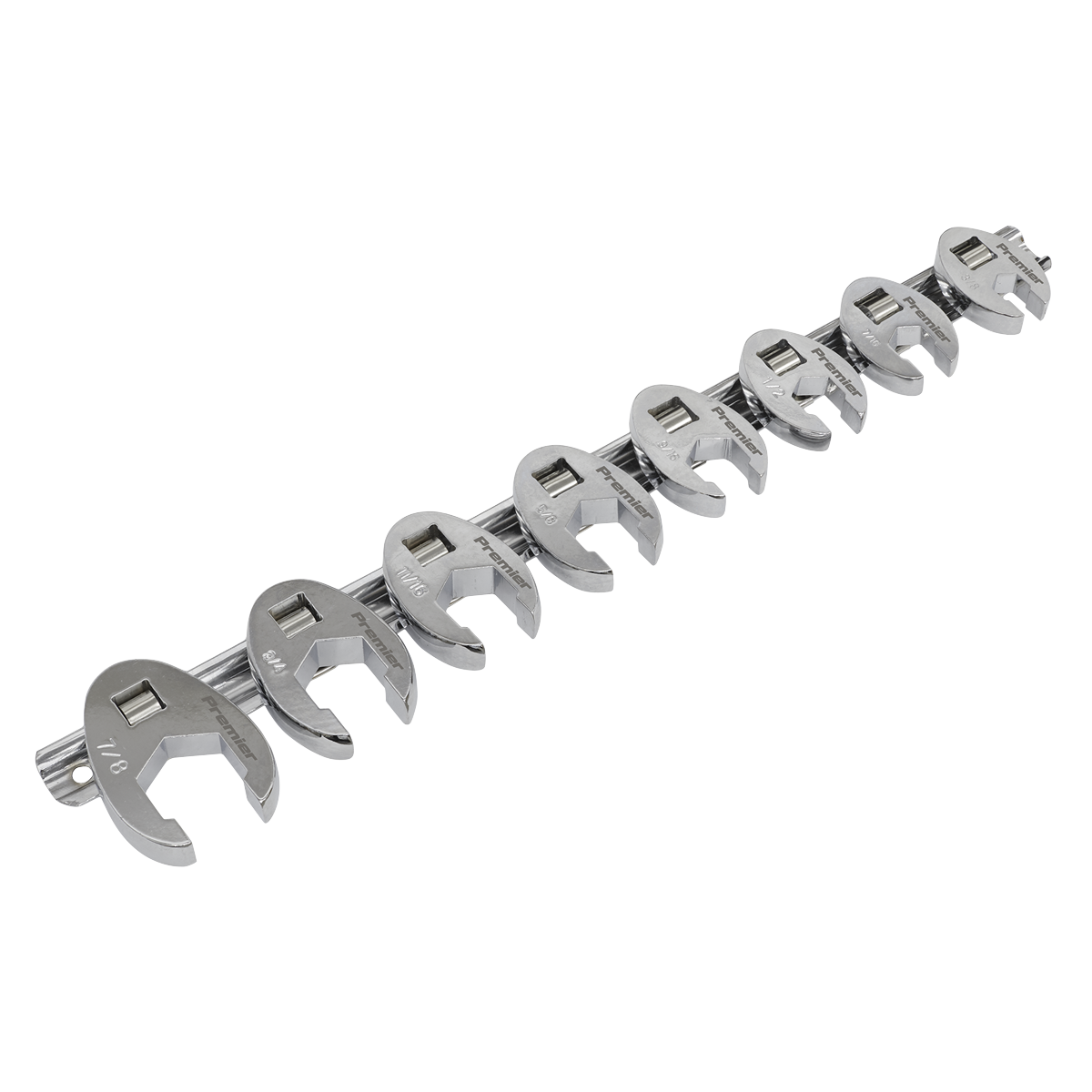 Premier Imperial Crow's Foot Spanner Set 3/8"Sq Drive 8pc