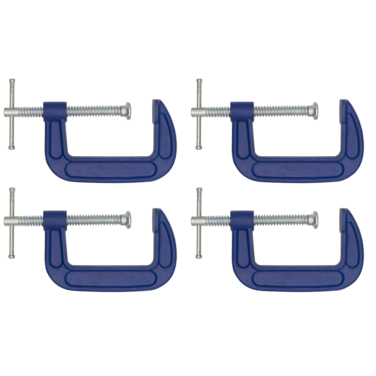 G-Clamp Set 75mm 4pc
