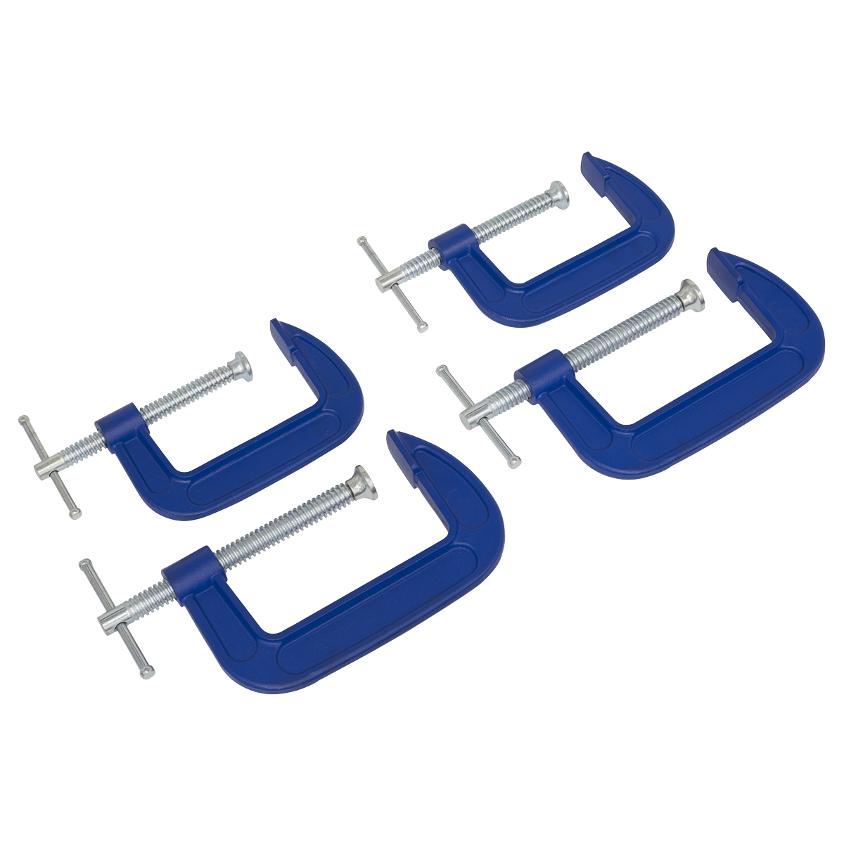 G-Clamp Set 75mm & 100mm 4pc