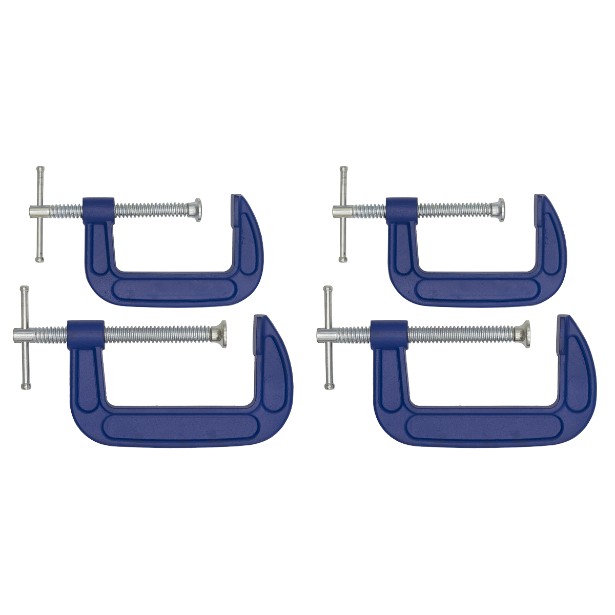 G-Clamp Set 75mm & 100mm 4pc