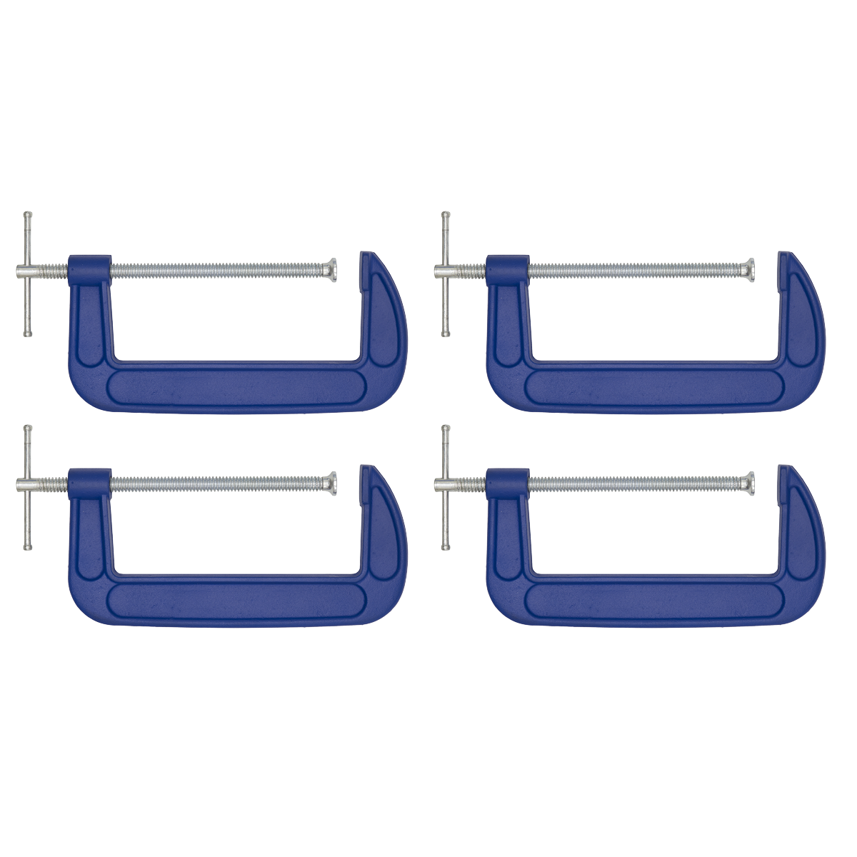 G-Clamp Set 200mm 4pc