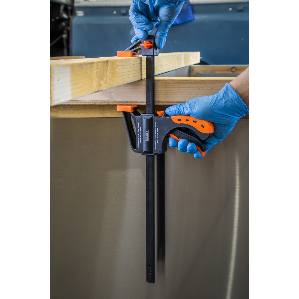 Ratchet Bar Clamp Set 300mm 4pc