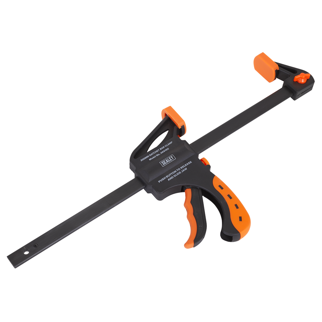 Ratchet Bar Clamp Set 300mm 4pc