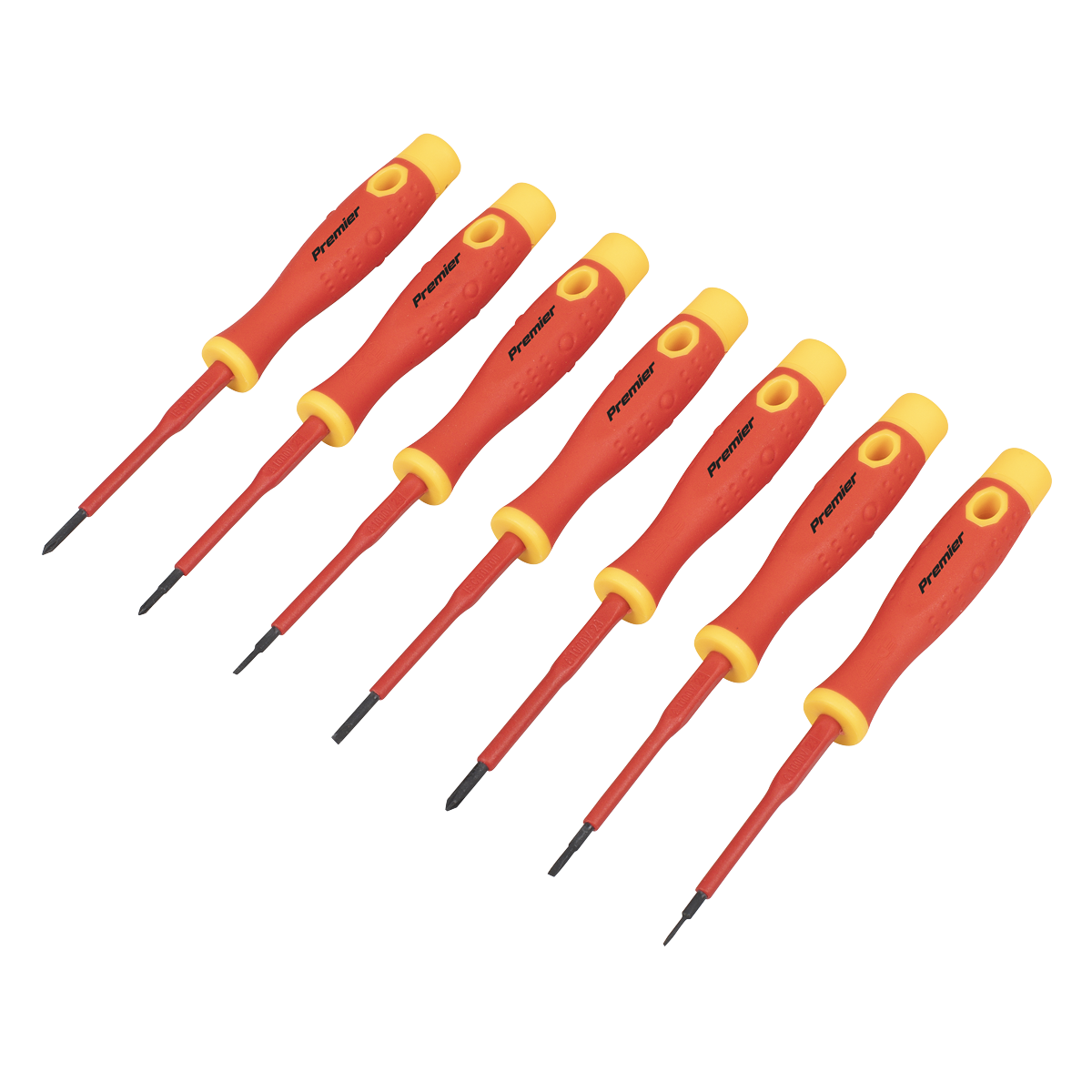 Premier Precision Screwdriver Set 7pc - VDE Approved