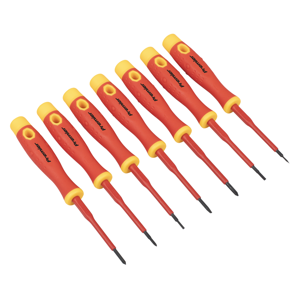 Premier Precision Screwdriver Set 7pc - VDE Approved