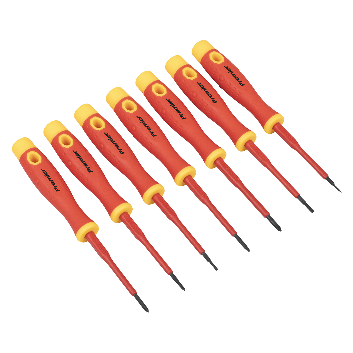 Premier Precision Screwdriver Set 7pc - VDE Approved