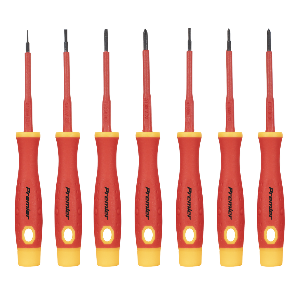 Premier Precision Screwdriver Set 7pc - VDE Approved