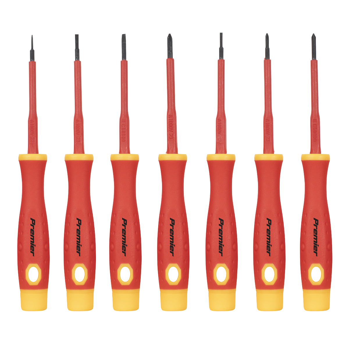 Premier Precision Screwdriver Set 7pc - VDE Approved