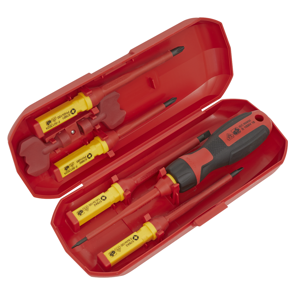 Premier Interchangeable Screwdriver Set 8pc - VDE Approved