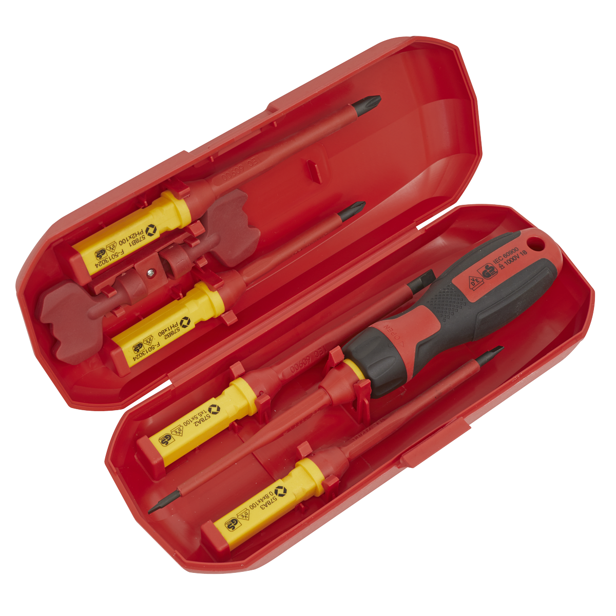 Premier Interchangeable Screwdriver Set 8pc - VDE Approved
