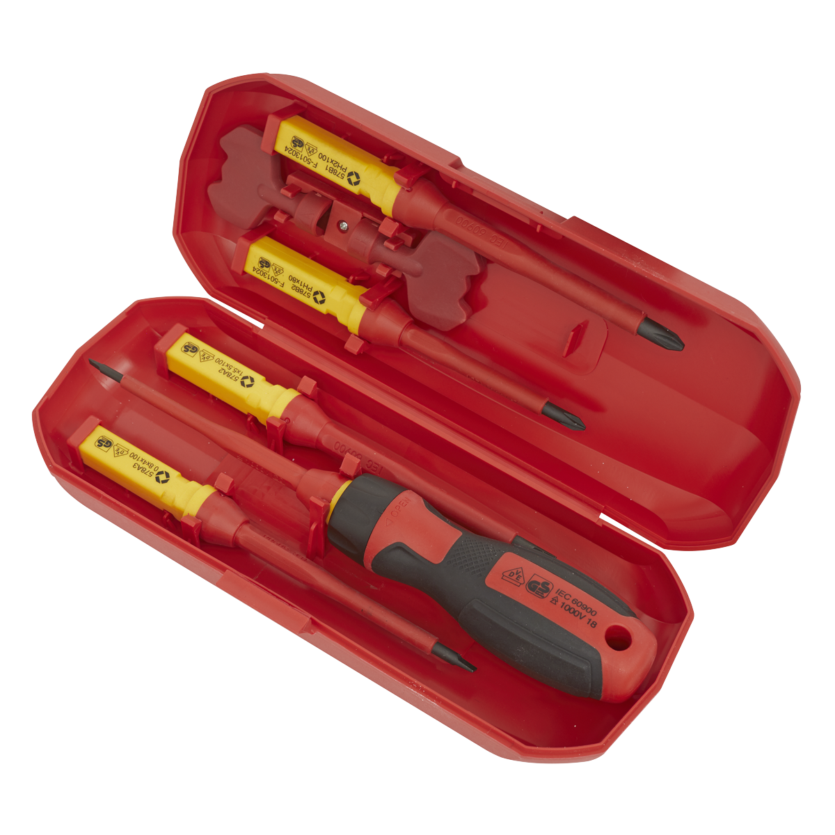 Premier Interchangeable Screwdriver Set 8pc - VDE Approved