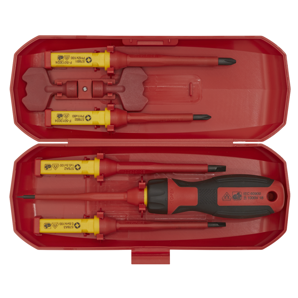 Premier Interchangeable Screwdriver Set 8pc - VDE Approved