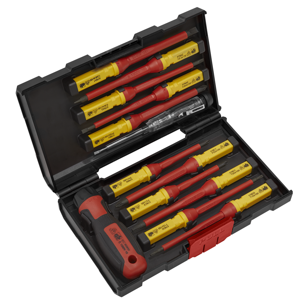 Premier Interchangeable Screwdriver Set 13pc - VDE Approved