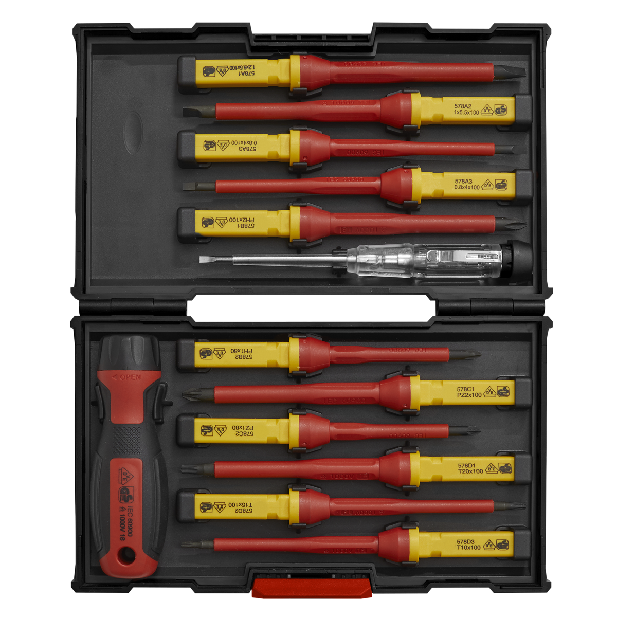 Premier Interchangeable Screwdriver Set 13pc - VDE Approved