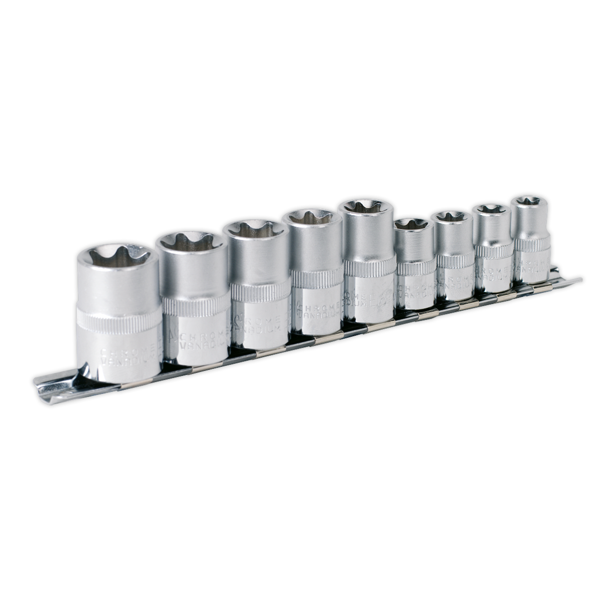 Premier TRX-Star* Socket Set 3/8" & 1/2"Sq Drive E10-E14 & E16-E24 9pc