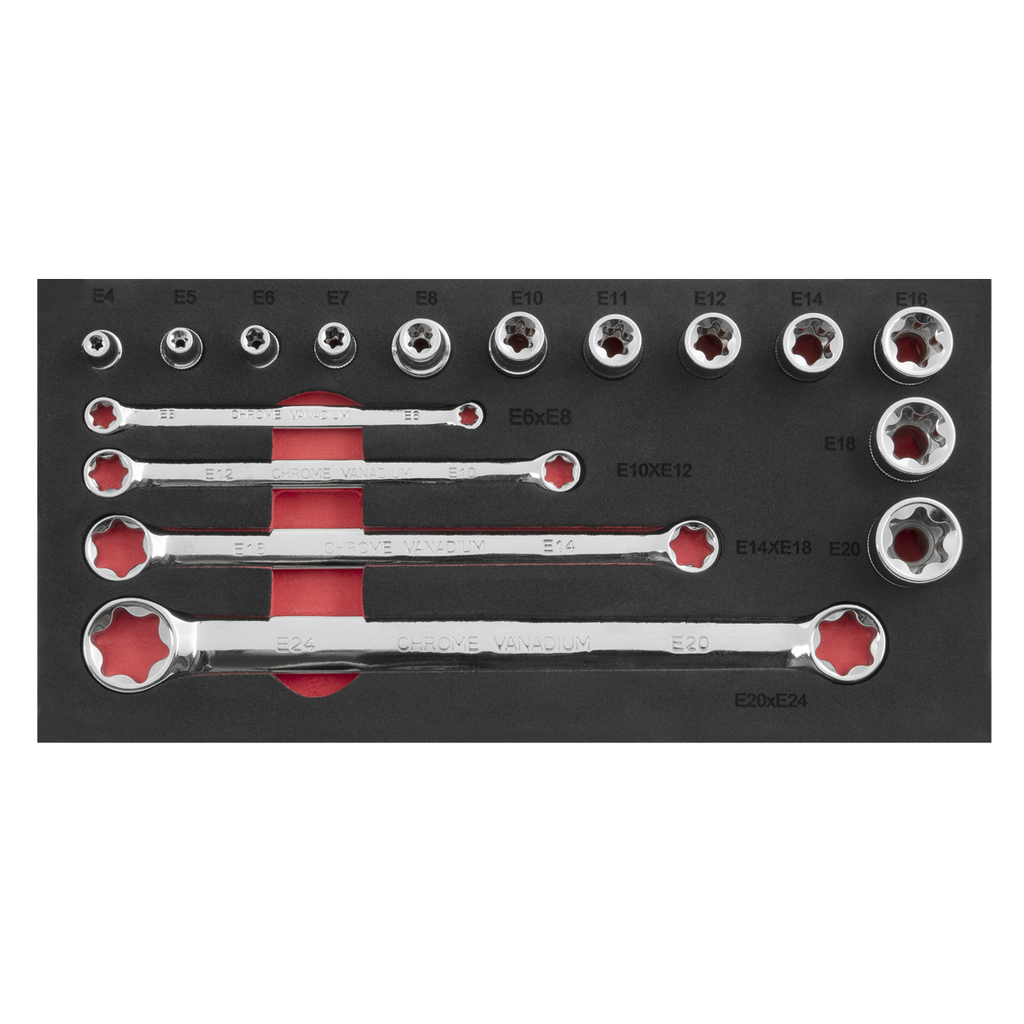 Premier TRX-Star* TRX-Star* Socket & Spanner Set 3/8"Sq Driv