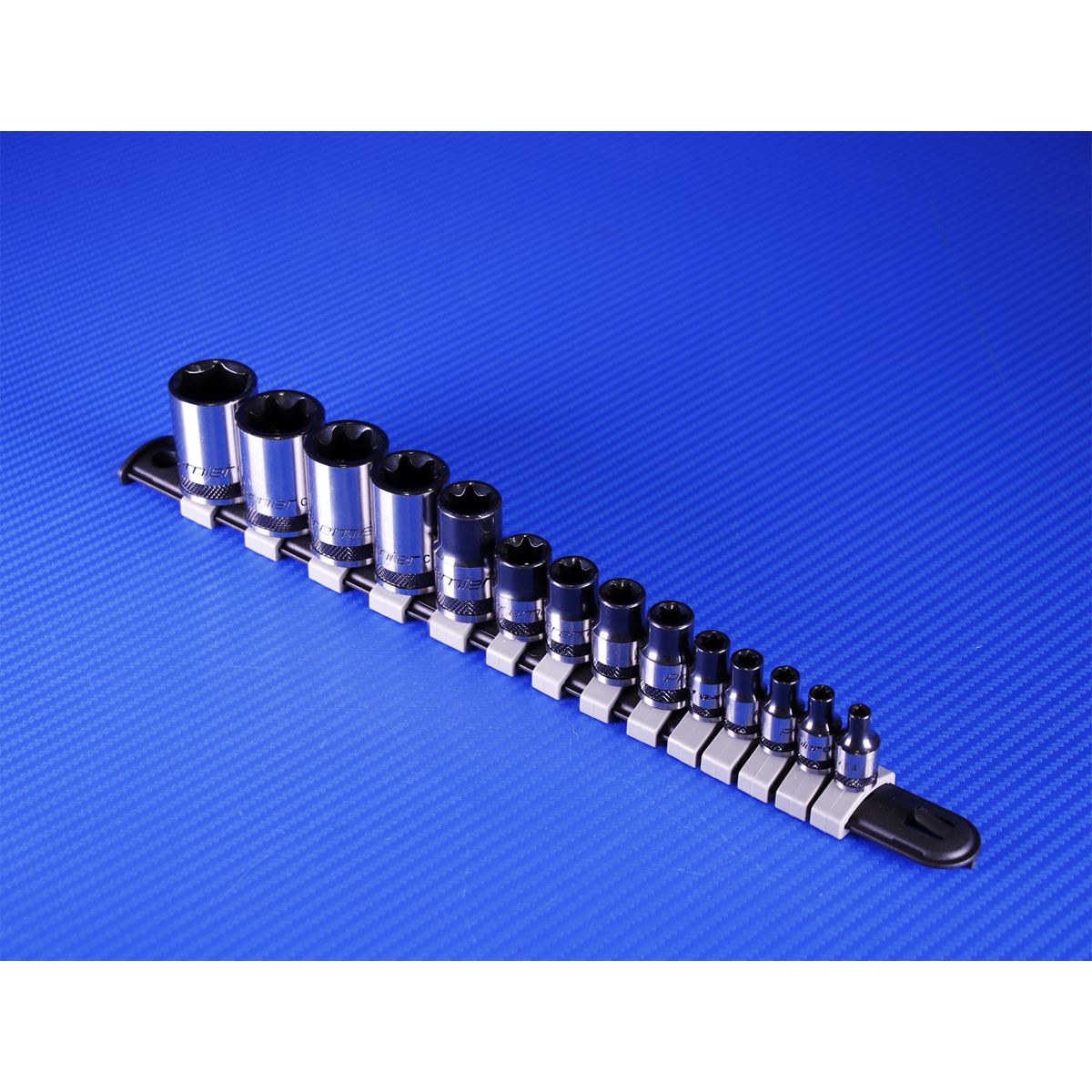 Premier Black TRX-Star* Socket Set 1/4", 3/8" & 1/2"Sq Drive E4-E24 14pc