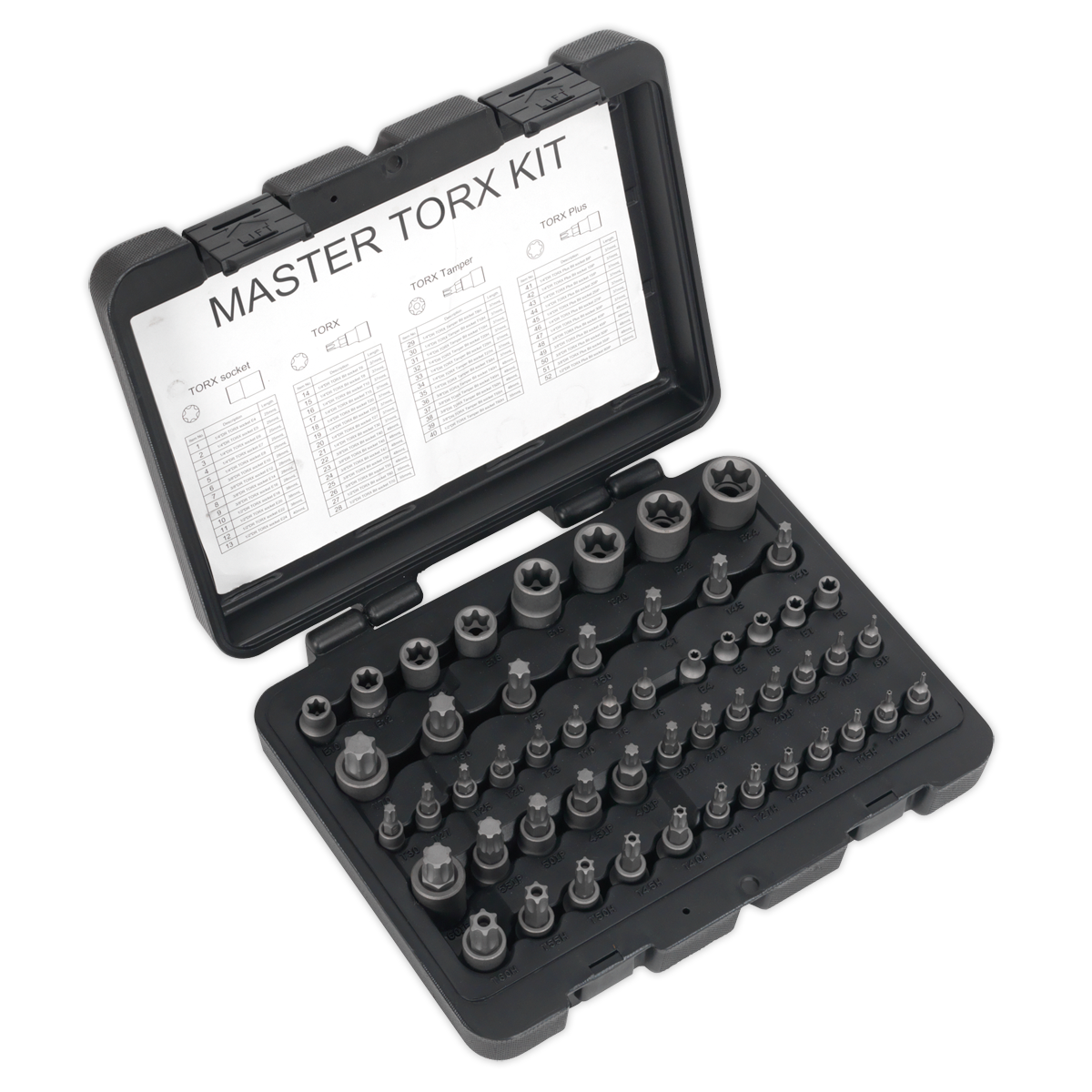 Premier TRX-Star* Master Socket Set 52pc 1/4", 3/8" & 1/2"Sq Drive 52pc